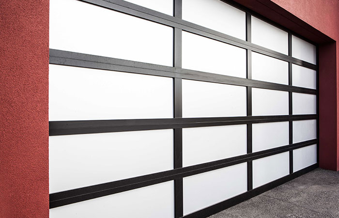 Acrylic Sheeting Garage Door - White